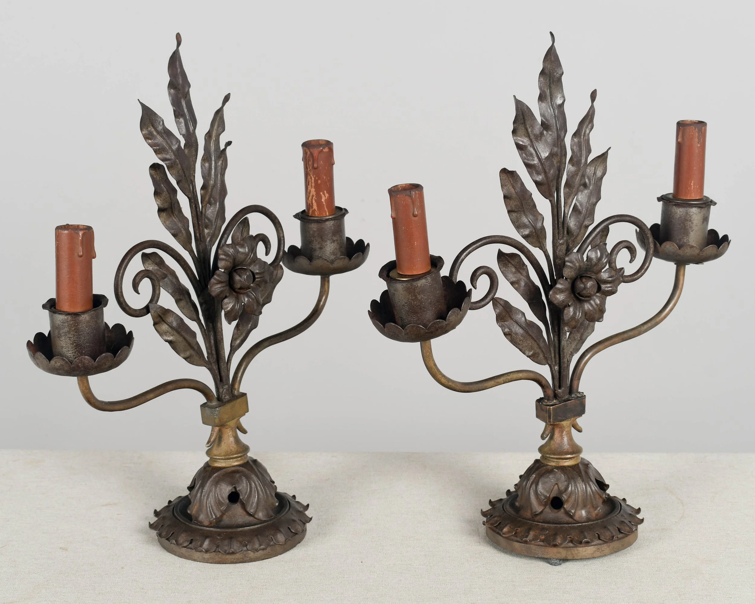 ☆ギルバートクラフト　バレリーナ燭台　ブロンズ　アンティーク　西洋美術品 Olivier Fleury French Antiques-Antique Lamps from France for Sale